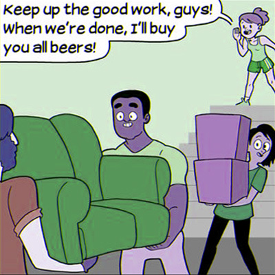 Local Moving - Comics - Moving TIPS